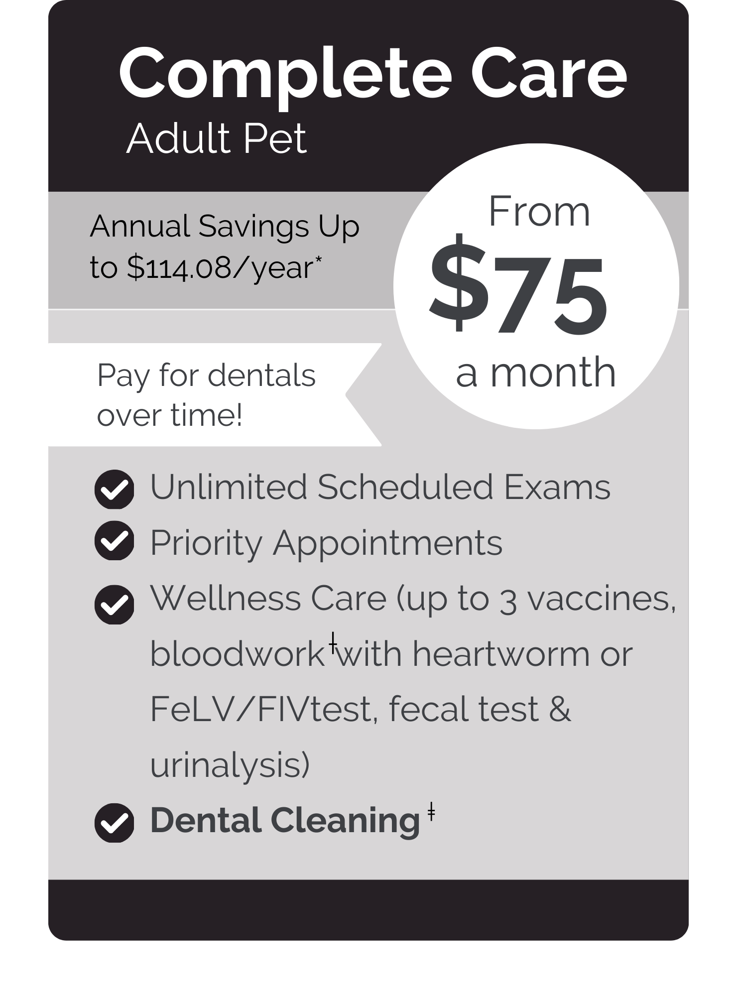 Animal Care Vet VIPet Plan_pricing_Complete